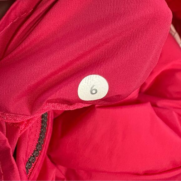 Lululemon Fluffed Up Pullover Puffer Jacket Boom Juice Pink Size 6 - Picture 3 of 6